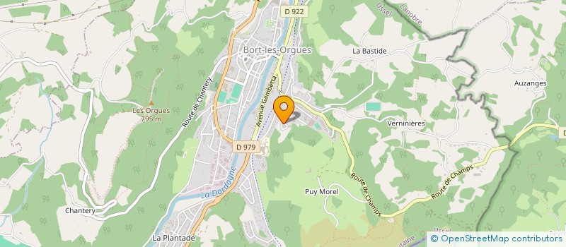 localisation de l'entreprise SCI ATOMAS  BORT-LES-ORGUES