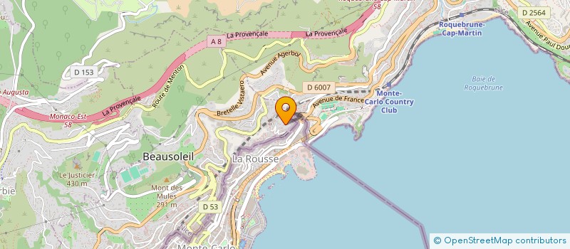 localisation de l'entreprise SCI ATOME  BEAUSOLEIL