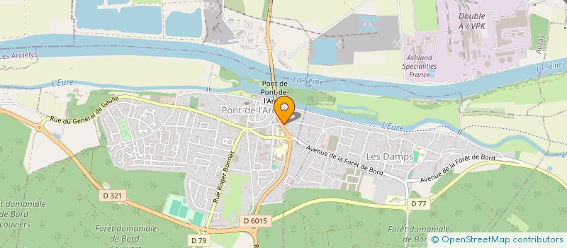 localisation de l'entreprise SCI ATOPIA  PONT-DE-L'ARCHE