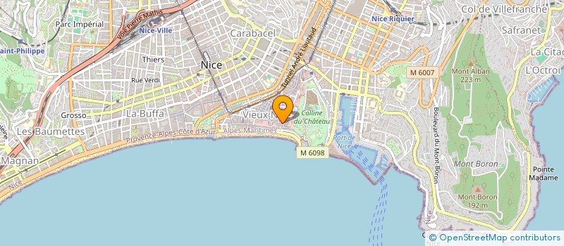 localisation de l'entreprise SCI ATOPO à NICE