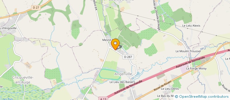 localisation de l'entreprise SCI ATORI  ANGERVILLE