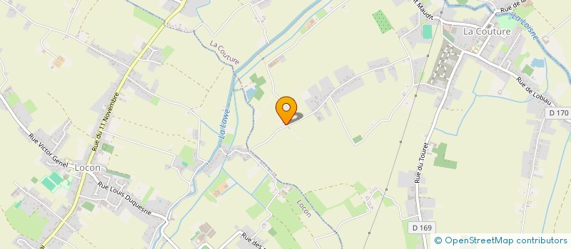 localisation de l'entreprise SCI ATOS à LA COUTURE