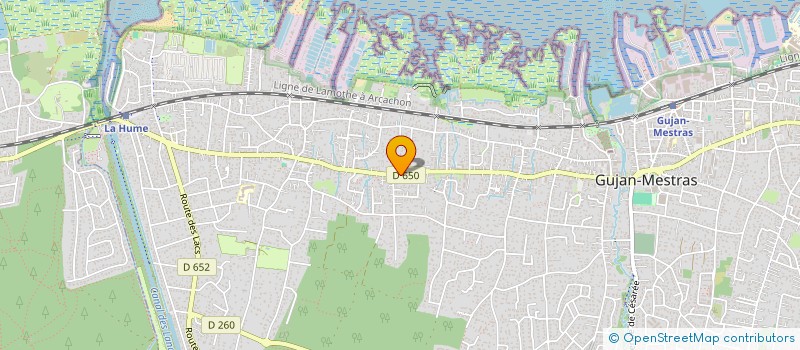 localisation de l'entreprise SCI ATOUGUERI  GUJAN MESTRAS