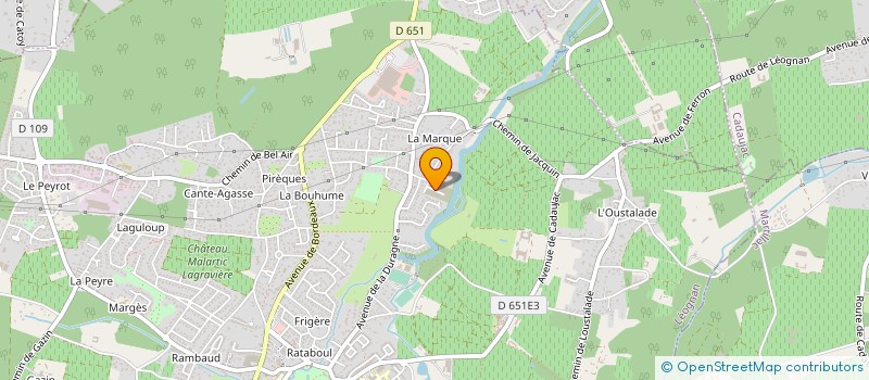 localisation de l'entreprise SCI ATOUM ET HATHOR  LEOGNAN