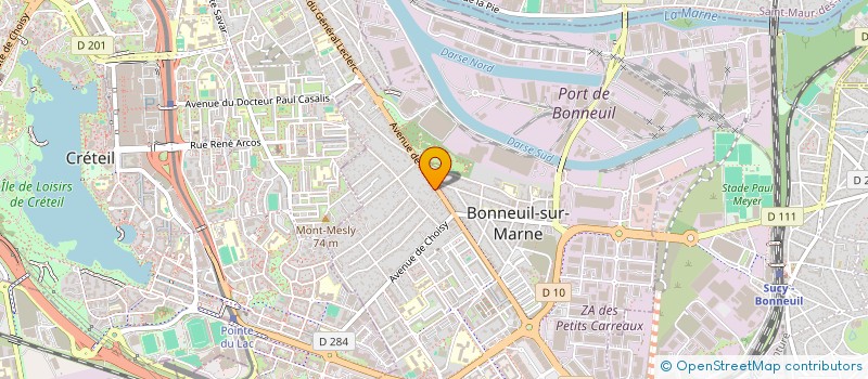 localisation de l'entreprise SCI ATOUT COEUR à BONNEUIL-SUR-MARNE
