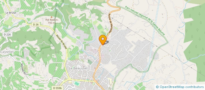 localisation de l'entreprise SCI ATOUT COEUR  LE BEAUSSET