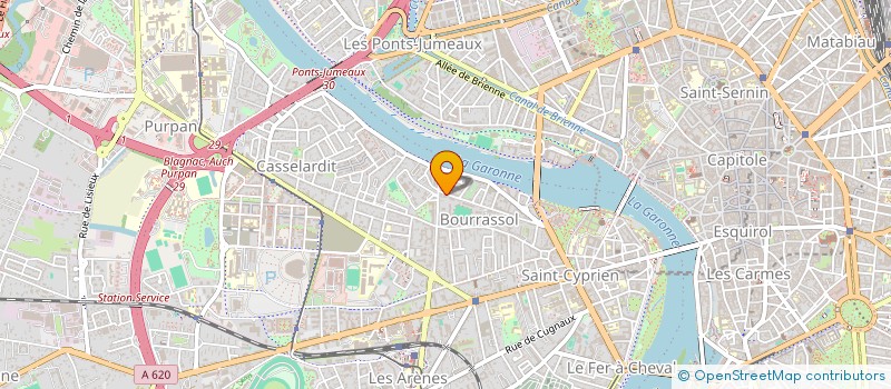 localisation de l'entreprise SCI ATOUT COEUR - MARIE GALANTE à TOULOUSE
