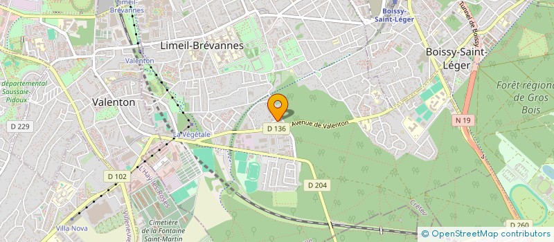 localisation de l'entreprise SCI ATOZ à LIMEIL-BREVANNES