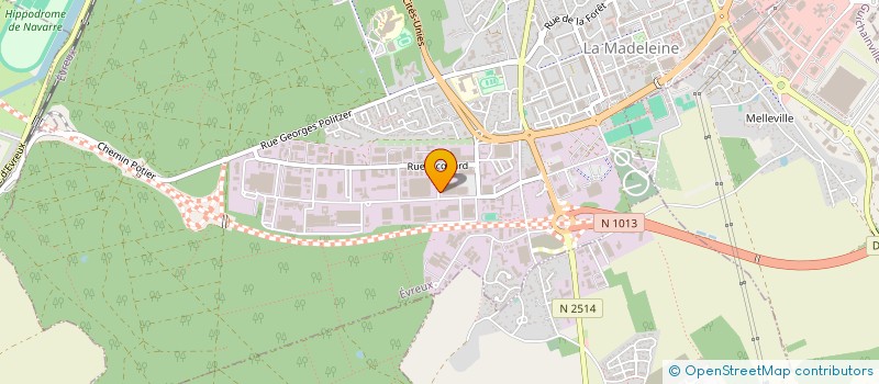 localisation de l'entreprise SCI ATP 1  EVREUX