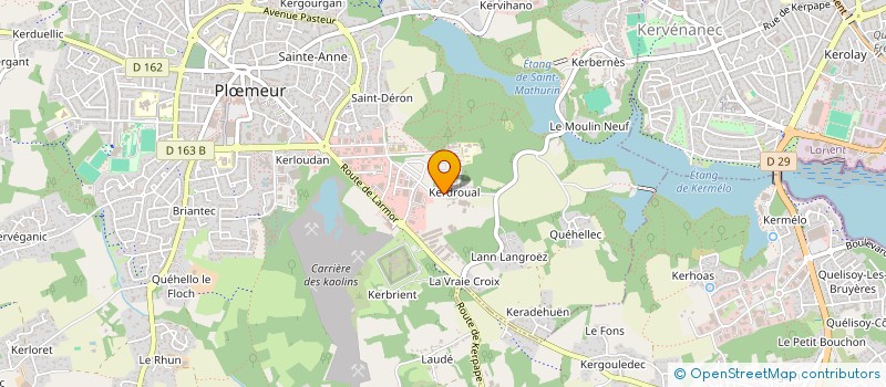 localisation de l'entreprise SCI ATP à PLOEMEUR
