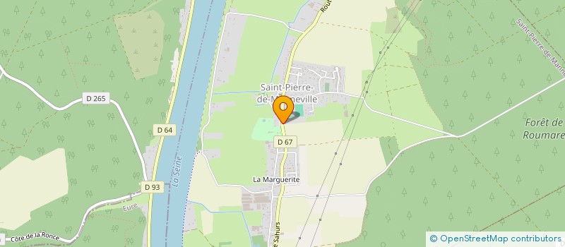 localisation de l'entreprise SCI ATP  SAINT-PIERRE-DE-MANNEVILLE