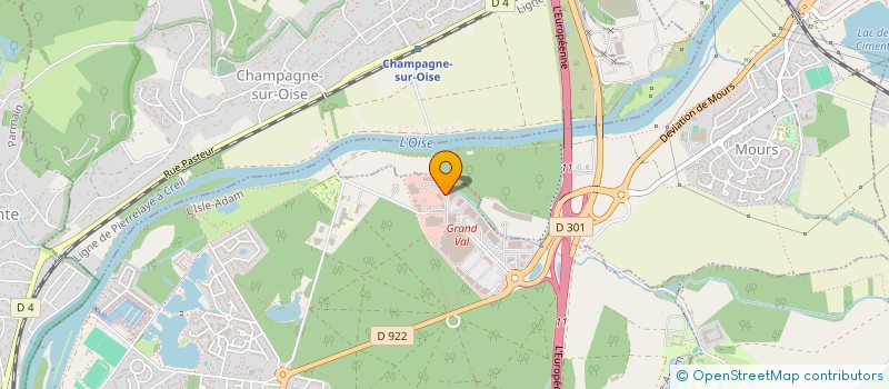 localisation de l'entreprise SCI ATP2 IMMO  L'ISLE-ADAM