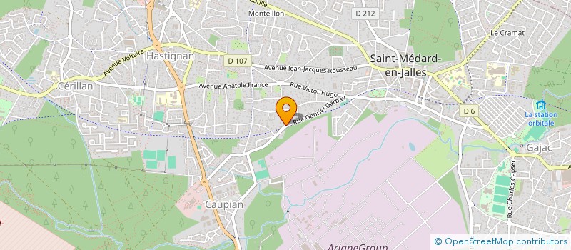 localisation de l'entreprise SCI ATPMA  SAINT-MEDARD-EN-JALLES