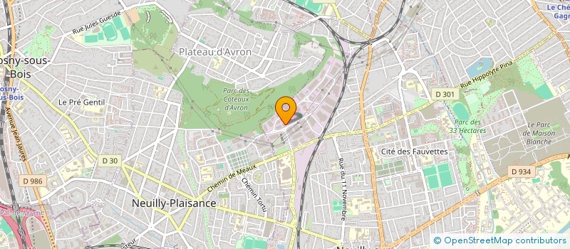 localisation de l'entreprise SCI ATRIA à NEUILLY-SUR-MARNE