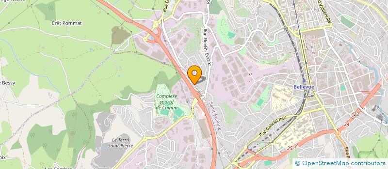 localisation de l'entreprise SCI ATRIELLES  SAINT-ETIENNE