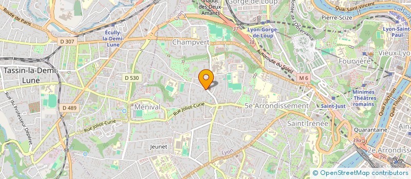 localisation de l'entreprise SCI ATRIUM  LYON