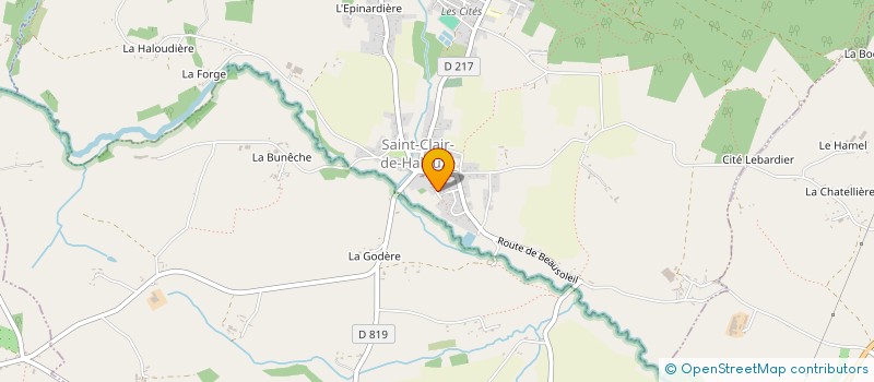 localisation de l'entreprise SCI ATRIUM  SAINT-MICHEL-CHEF-CHEF