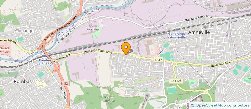 localisation de l'entreprise SCI ATRIUM  AMNEVILLE