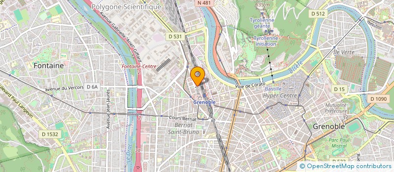 localisation de l'entreprise SCI ATRIUM VOIRON  GRENOBLE