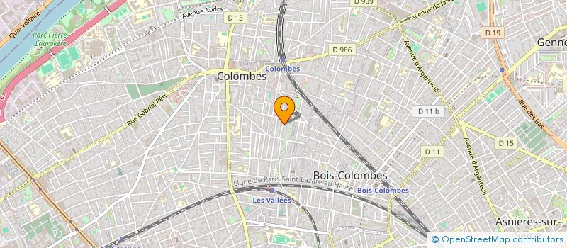 localisation de l'entreprise SCI ATROIS  COLOMBES