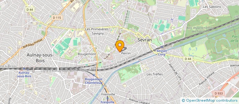 localisation de l'entreprise SCI ATS  SEVRAN