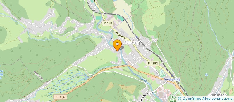 localisation de l'entreprise SCI ATS  FELLERING