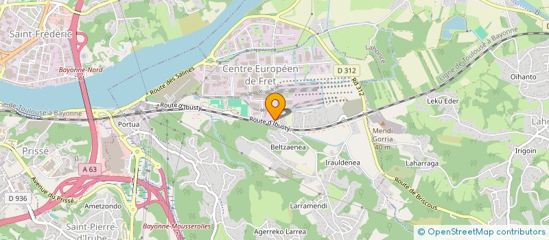 localisation de l'entreprise SCI ATS IMMO à BAYONNE