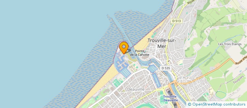 localisation de l'entreprise SCI ATTA à DEAUVILLE