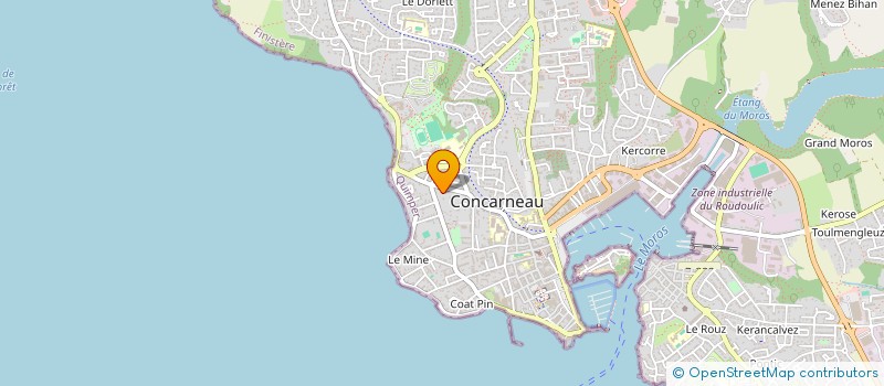localisation de l'entreprise SCI ATTALI  CONCARNEAU