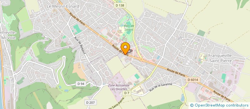 localisation de l'entreprise SCI ATTIAS  FRANQUEVILLE-SAINT-PIERRE