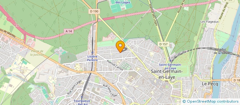 localisation de l'entreprise SCI ATTICA  SAINT-GERMAIN-EN-LAYE