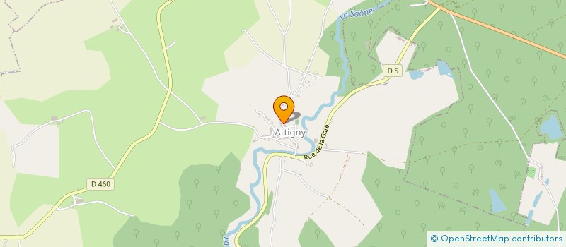 localisation de l'entreprise SCI ATTIGNY  ATTIGNY