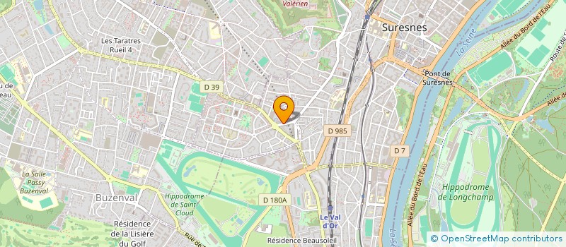 localisation de l'entreprise SCI ATTILA à SURESNES