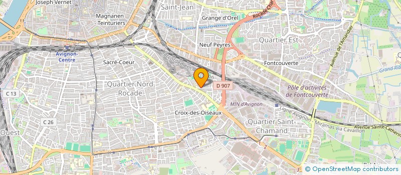 localisation de l'entreprise SCI  ATTILIO SILVANO  AVIGNON