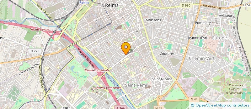 localisation de l'entreprise SCI ATTIMONT  REIMS