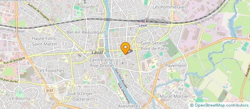 localisation de l'entreprise SCI ATTOM à LAVAL