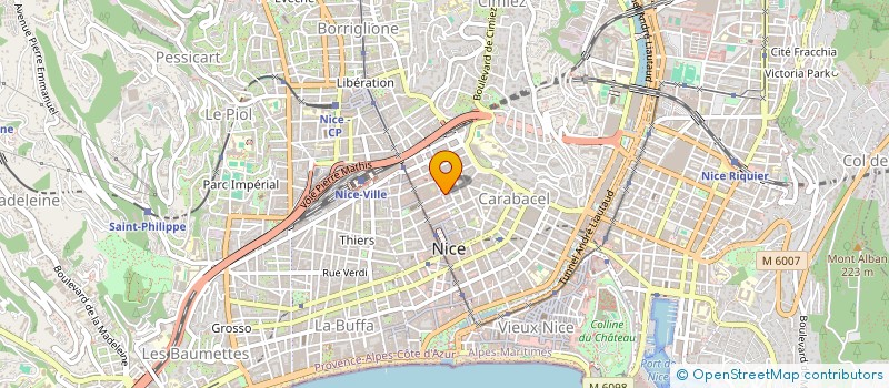 localisation de l'entreprise SCI ATTORNEY à NICE