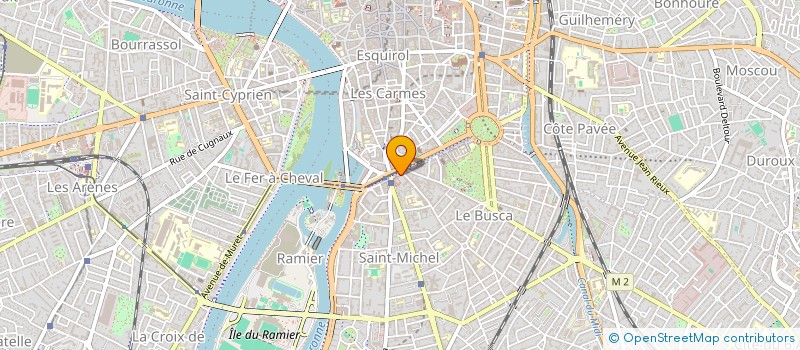 localisation de l'entreprise SCI ATTRIBUTION DU 3 ALLEE JULES GUESDE  TOULOUSE