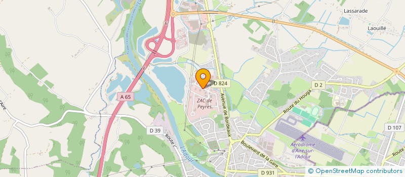 localisation de l'entreprise SCI ATURA  AIRE-SUR-L'ADOUR