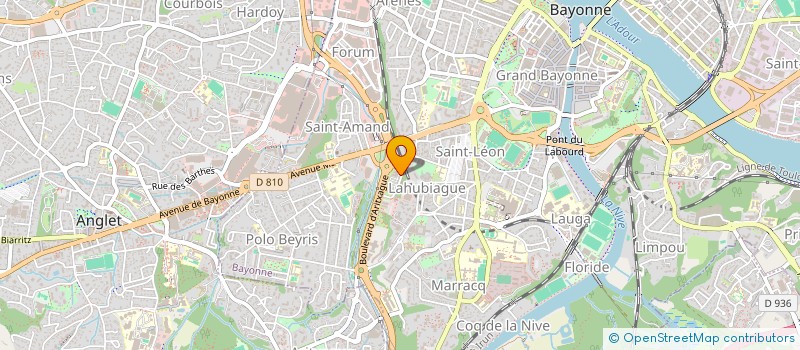 localisation de l'entreprise SCI ATURRI ONDO à BAYONNE