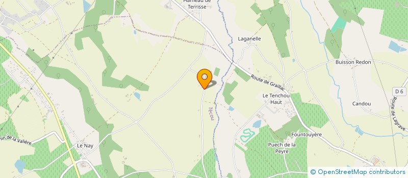 localisation de l'entreprise SCI ATV2F  TECOU