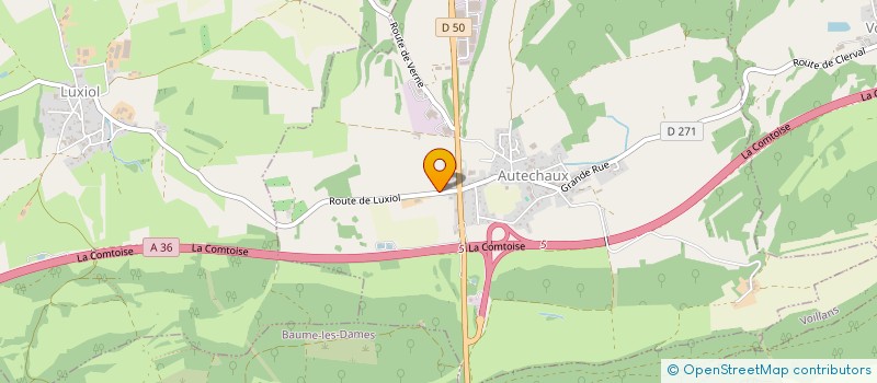 localisation de l'entreprise SCI ATX/1  AUTECHAUX