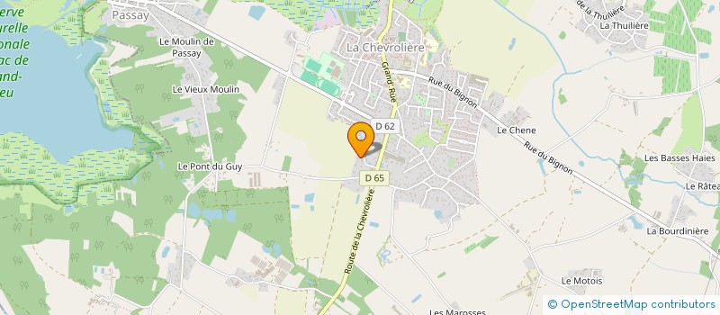 localisation de l'entreprise SCI ATYPIC LOC  LA CHEVROLIERE