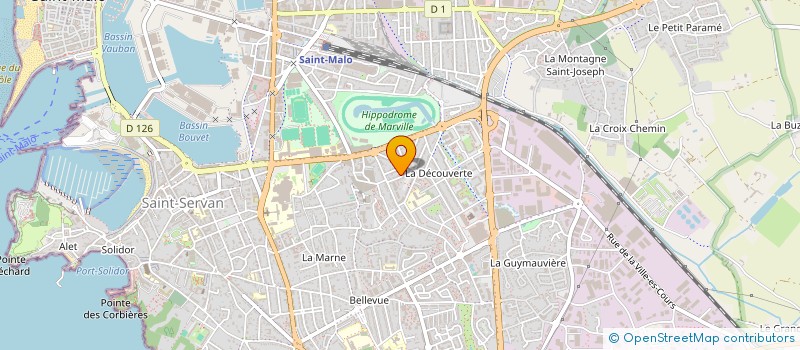 localisation de l'entreprise SCI ATYPIQUE  SAINT-MALO