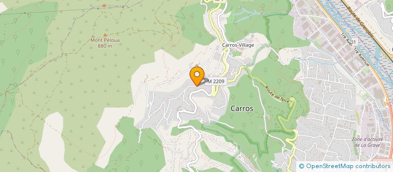 localisation de l'entreprise SCI ATYS à CARROS