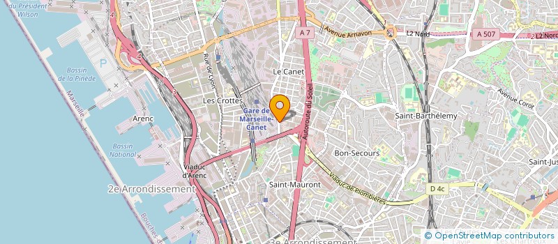 localisation de l'entreprise SCI ATZ à MARSEILLE