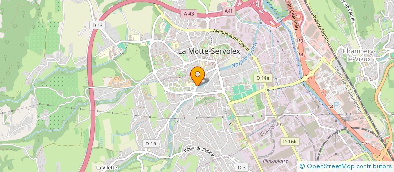 localisation de l'entreprise SCI AU 1475  LA MOTTE-SERVOLEX