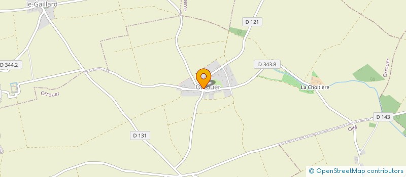 localisation de l'entreprise SCI AU 30 RUE DE L ECU à ORROUER