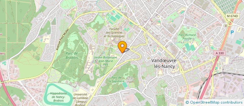 localisation de l'entreprise SCI AU 31  VANDUVRE-LES-NANCY