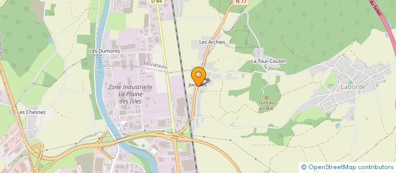 localisation de l'entreprise SCI AU 44 à AUXERRE